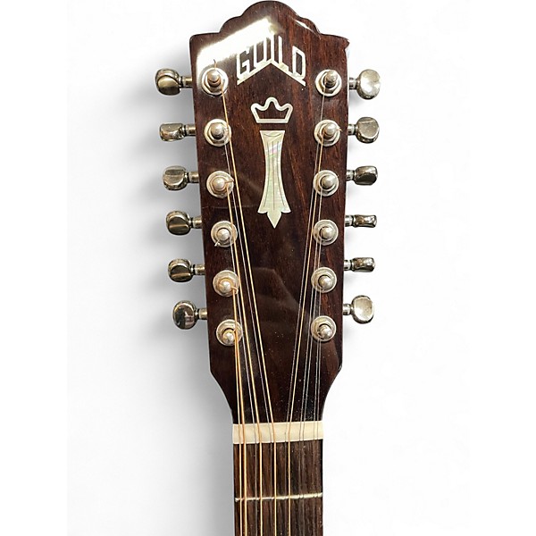 Used Guild F-1512 Natural 12 String Acoustic Guitar