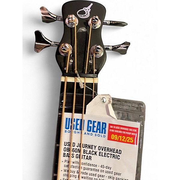 Used Journey overhead ob660m Black Electric Bass Guitar