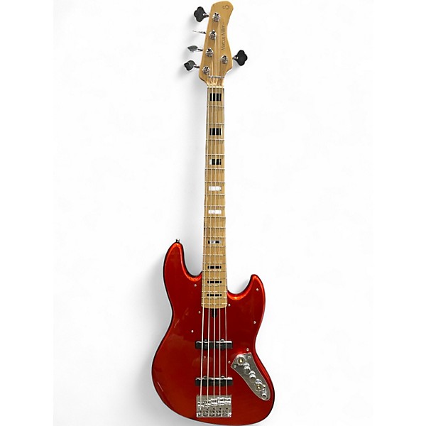 Used Marcus Miller VINTAGE V7 Chrome Red Electric Bass Guitar
