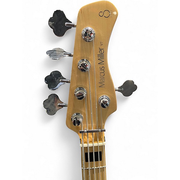 Used Marcus Miller VINTAGE V7 Chrome Red Electric Bass Guitar