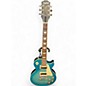 Used Epiphone Les Paul Traditional Pro IV Blue Solid Body Electric Guitar thumbnail