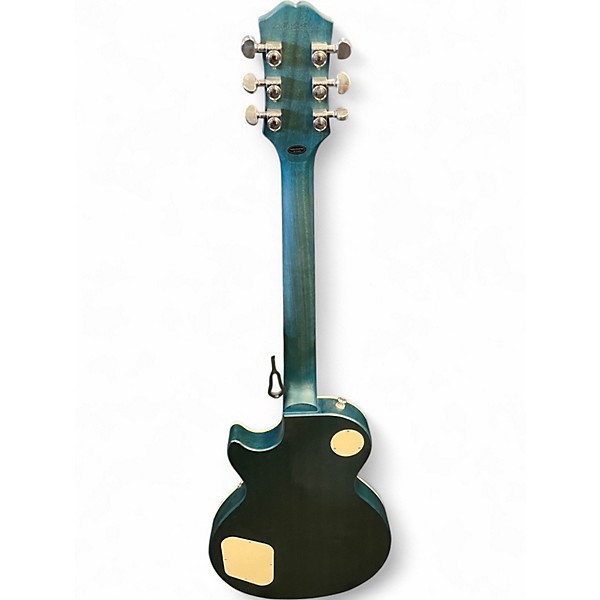 Used Epiphone Les Paul Traditional Pro IV Blue Solid Body Electric Guitar