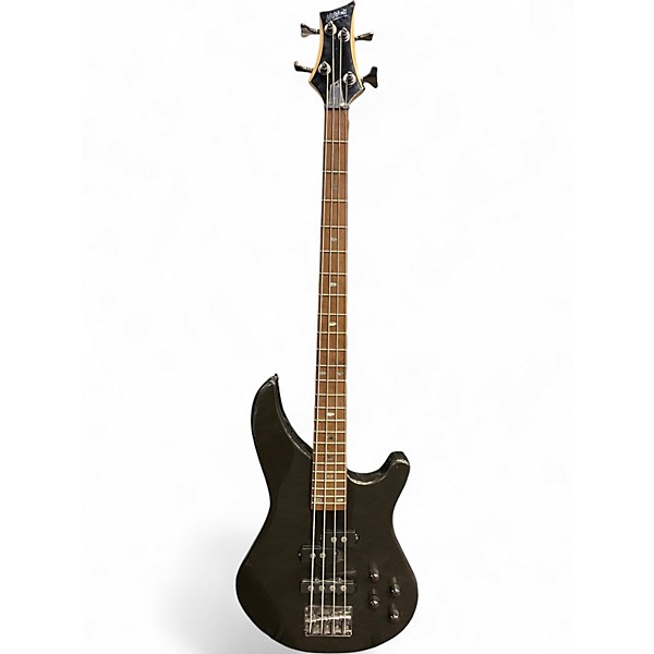 Used Mitchell MB200 Gun Metal Gray Electric Bass Guitar