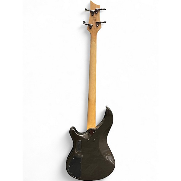 Used Mitchell MB200 Gun Metal Gray Electric Bass Guitar