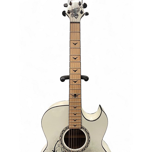 Used Dean Exhibition Vendetta Custom Resurrection Graphic Acoustic Electric Guitar