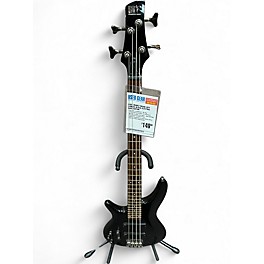 Used Ibanez SR300 Left Handed Black Electric Bass Guitar