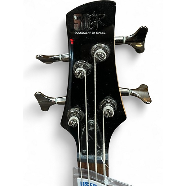 Used Ibanez SR300 Left Handed Black Electric Bass Guitar