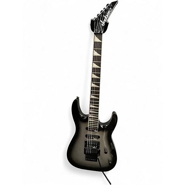Used Jackson JS34 Dinky SILVER BURST Solid Body Electric Guitar