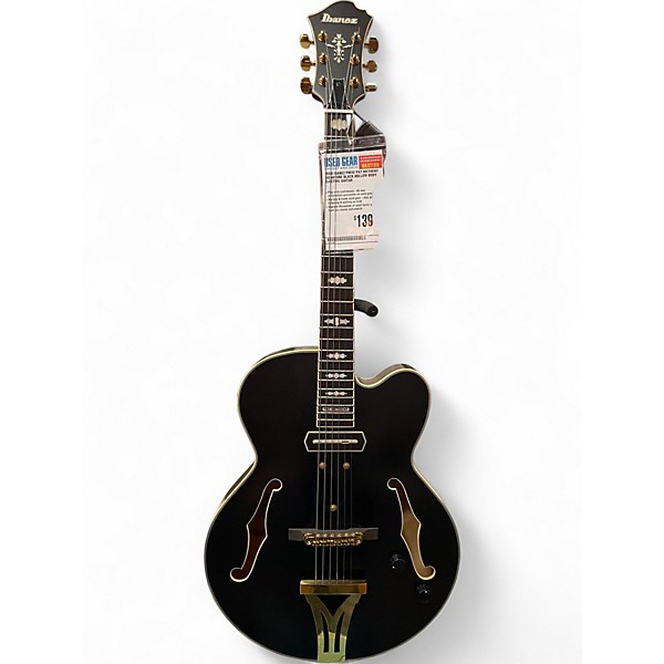 Used Ibanez PM3C Pat Metheny Signature Black Hollow Body Electric Guitar