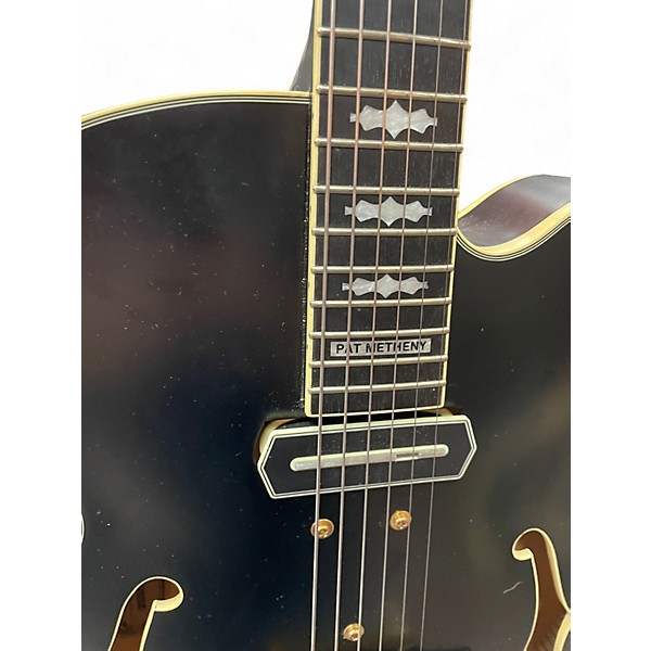 Used Ibanez PM3C Pat Metheny Signature Black Hollow Body Electric Guitar