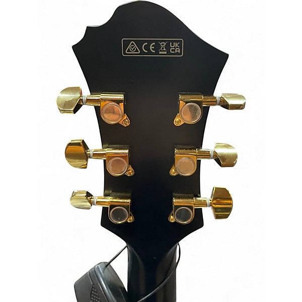 Used Ibanez PM3C Pat Metheny Signature Black Hollow Body Electric Guitar