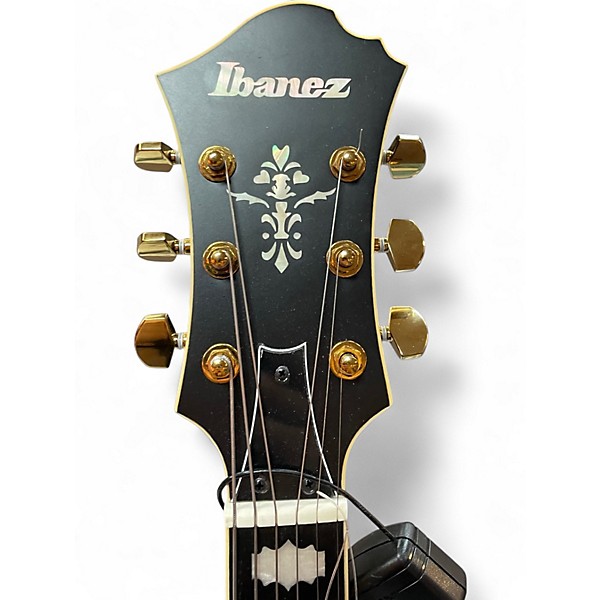 Used Ibanez PM3C Pat Metheny Signature Black Hollow Body Electric Guitar