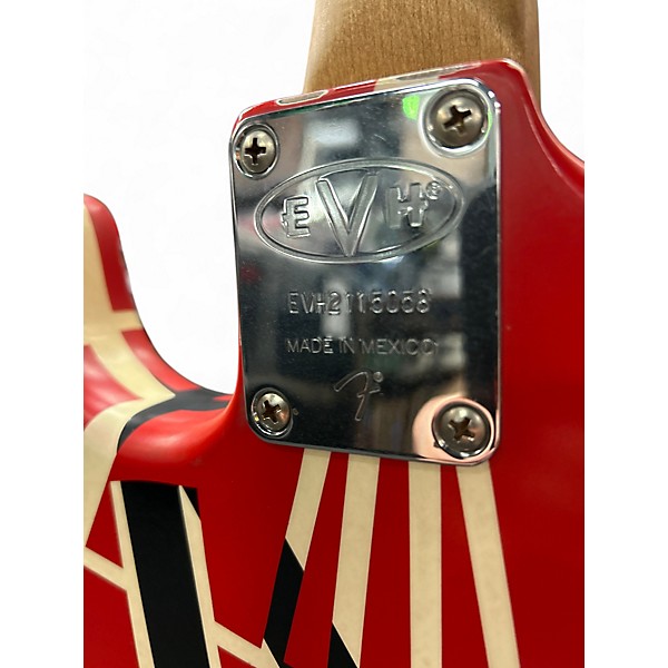 Used EVH Striped Series Frankie STRIPED Solid Body Electric Guitar