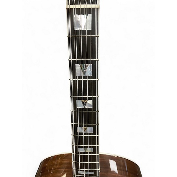 Used Guild F-512E Sunburst 12 String Acoustic Electric Guitar