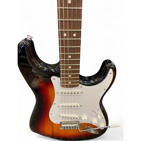 Used Fender Standard Stratocaster 3 Color Sunburst Solid Body Electric Guitar