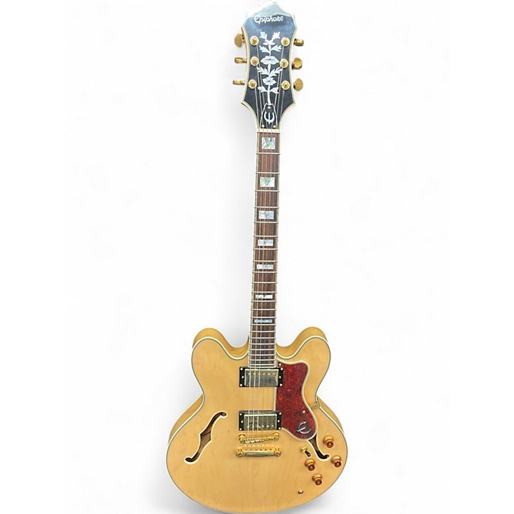 Epiphone SHERATON Ⅱ Natural Used Epiphone Sheraton II Natural Hollow Body Electric