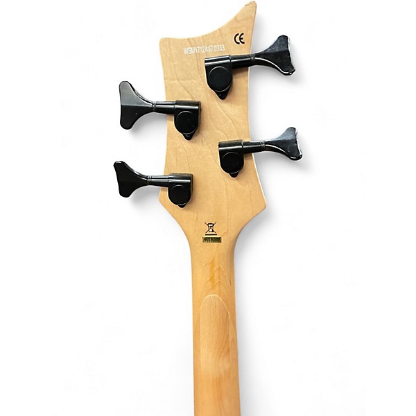 Used Dean Edge 09 4 String Natural Electric Bass Guitar