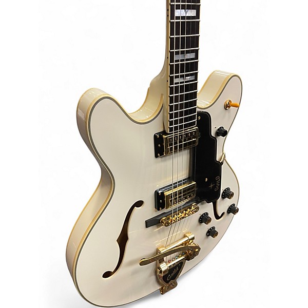 Used Guild Starfire VI Olympic White Hollow Body Electric Guitar