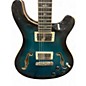 Used PRS SE CUSTOM PIEZO Blue Sunburst Hollow Body Electric Guitar