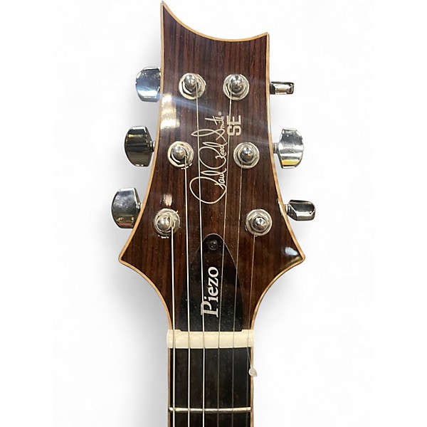 Used PRS SE CUSTOM PIEZO Blue Sunburst Hollow Body Electric Guitar