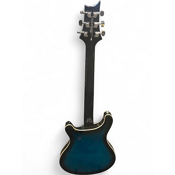 Used PRS SE CUSTOM PIEZO Blue Sunburst Hollow Body Electric Guitar