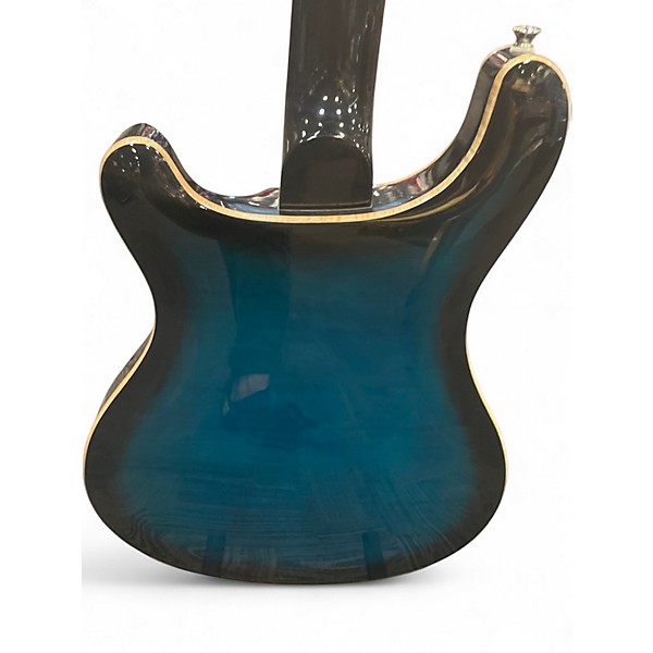 Used PRS SE CUSTOM PIEZO Blue Sunburst Hollow Body Electric Guitar