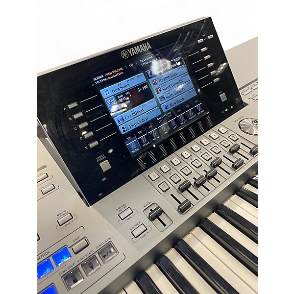 Used Yamaha Tyros 5 76 Key Arranger Keyboard