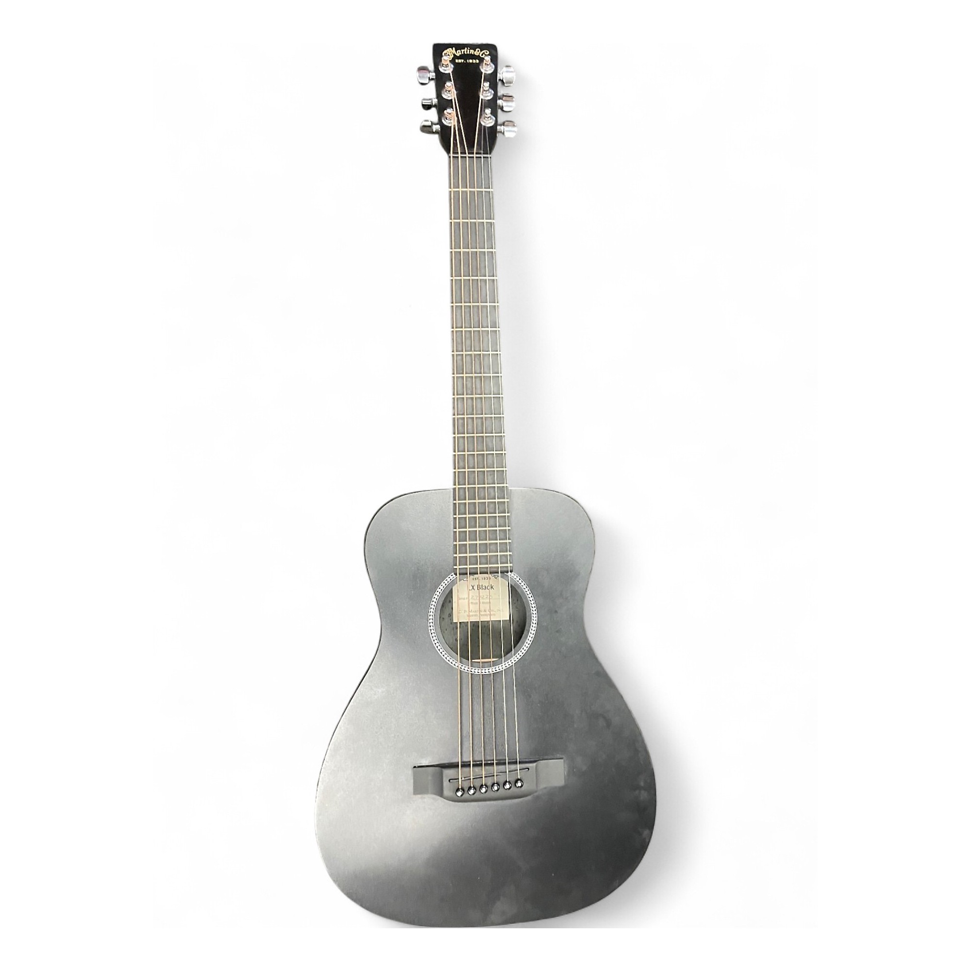 Used Martin LX Black Black Acoustic Guitar Black | Guitar Center