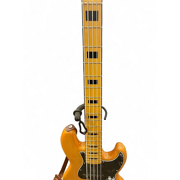 Used Squier Vintage Modified Jazz Bass V Natural Electric Bass Guitar