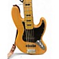 Used Squier Vintage Modified Jazz Bass V Natural Electric Bass Guitar