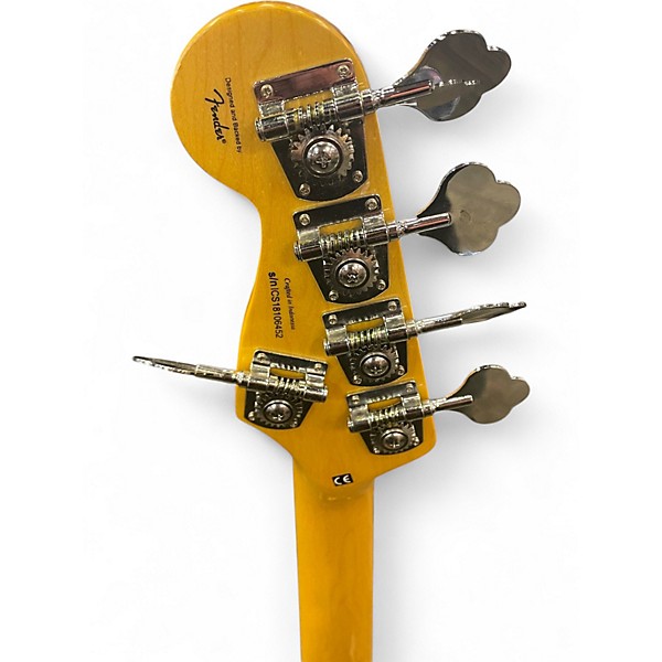 Used Squier Vintage Modified Jazz Bass V Natural Electric Bass Guitar