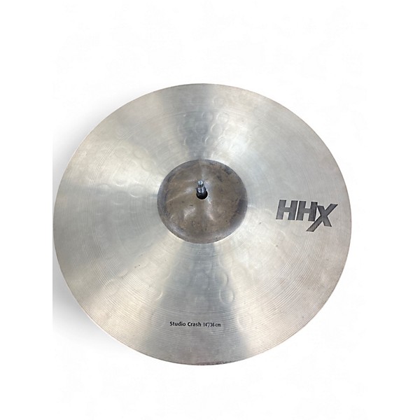 Used SABIAN 14in HHX Studio Crash Cymbal