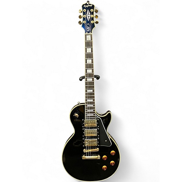 Used Epiphone Les Paul Black Beauty 3 Black Solid Body Electric Guitar