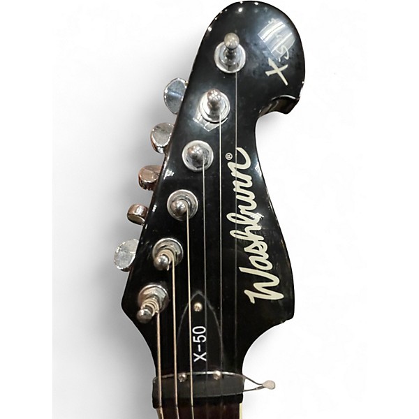 Used Washburn X 50 Trans Orange Solid Body Electric Guitar