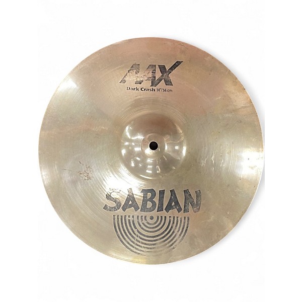 Used SABIAN 14in AAX Series Dark Crash Cymbal