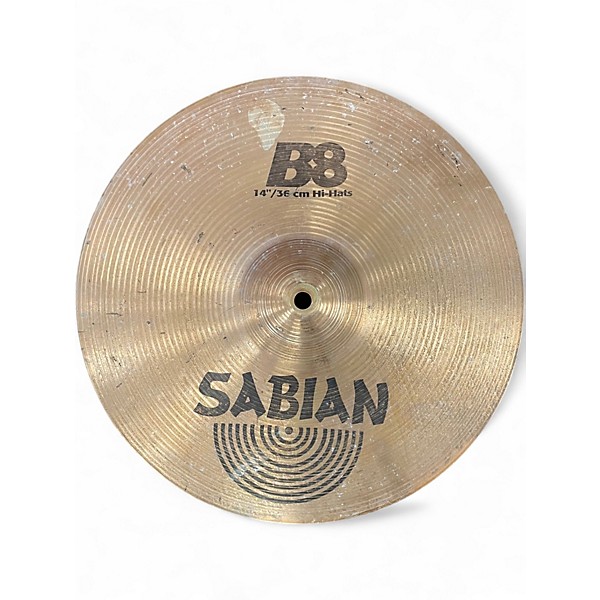 Used SABIAN 14in B8 Hi Hat Pair Cymbal