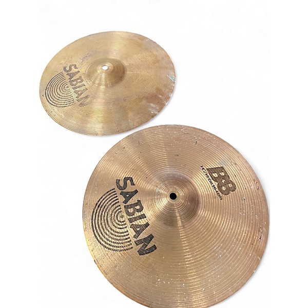Used SABIAN 14in B8 Hi Hat Pair Cymbal