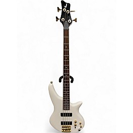 Used Jackson JS3  Snow White Electric Bass Guitar