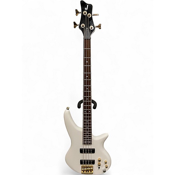 Used Jackson JS3  Snow White Electric Bass Guitar