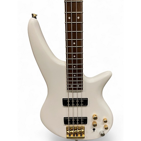 Used Jackson JS3  Snow White Electric Bass Guitar