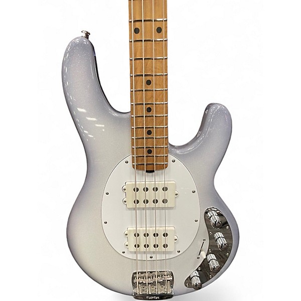 Used Ernie Ball Music Man StingRay Special HH Snowy White Electric Bass Guitar