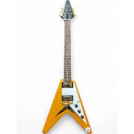 Used Epiphone 1958 Korina Flying V Natural Solid Body Electric Guitar