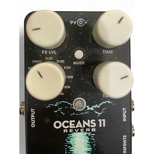 Used Electro-Harmonix Oceans 11  Reverb Effect Pedal