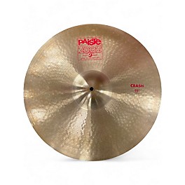 Used Paiste 19in 2002 Crash Cymbal