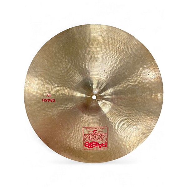Used Paiste 19in 2002 Crash Cymbal