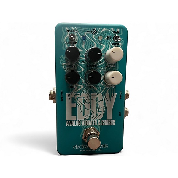 Used Electro-Harmonix Eddy Analog Vibrato & Chorus Effect Pedal