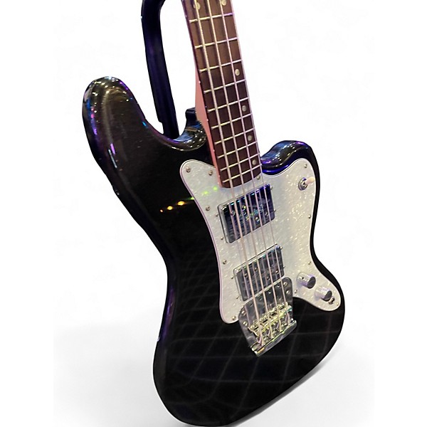 Used Squier Paranormal Rascal Bass Black Electric Bass Guitar