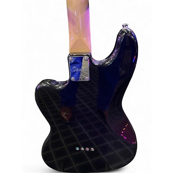 Used Squier Paranormal Rascal Bass Black Electric Bass Guitar