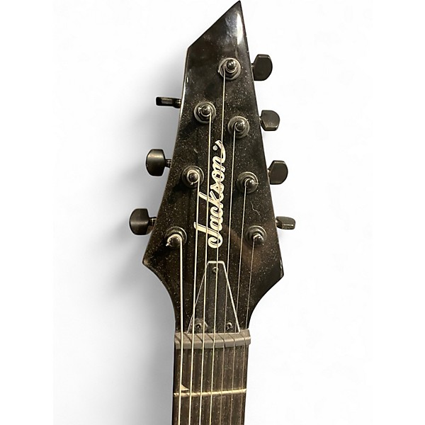 Used Jackson JS22-7 Dinky 7 String Black Solid Body Electric Guitar