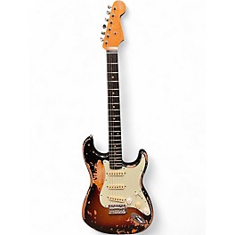 Used Fender MIKE MCREADY STRATOCASTER  3 Color Sunburst HEAVY RELIC Solid Body Electric Guitar